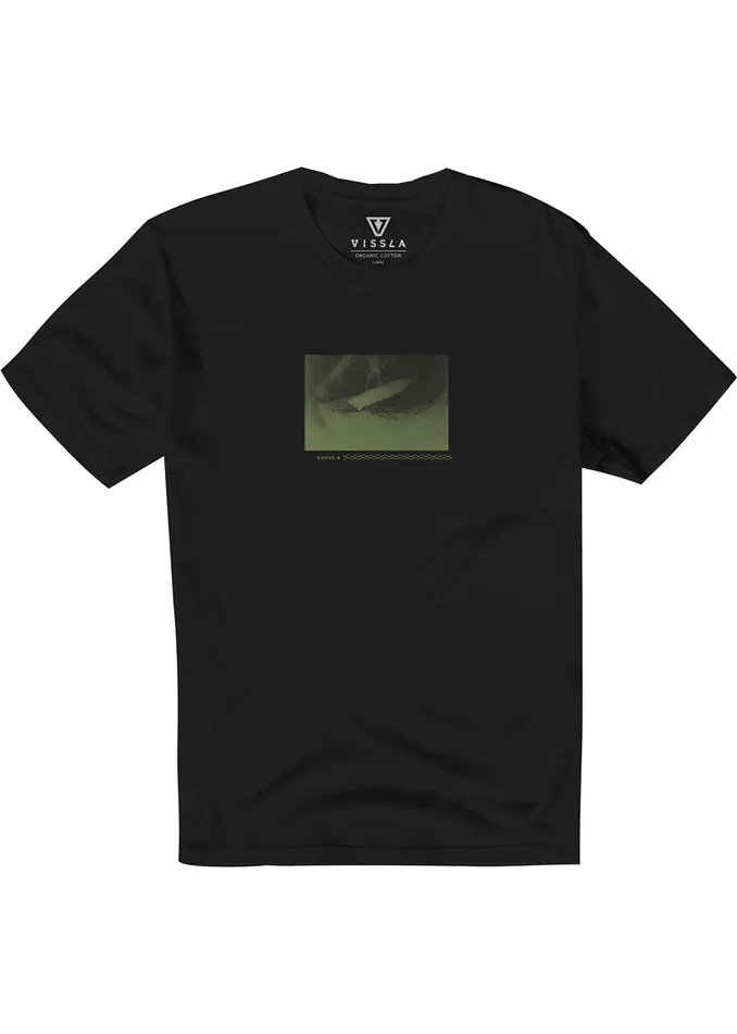 Derrick Disney From Below Premium Tee Black Men Premium Tees Vissla