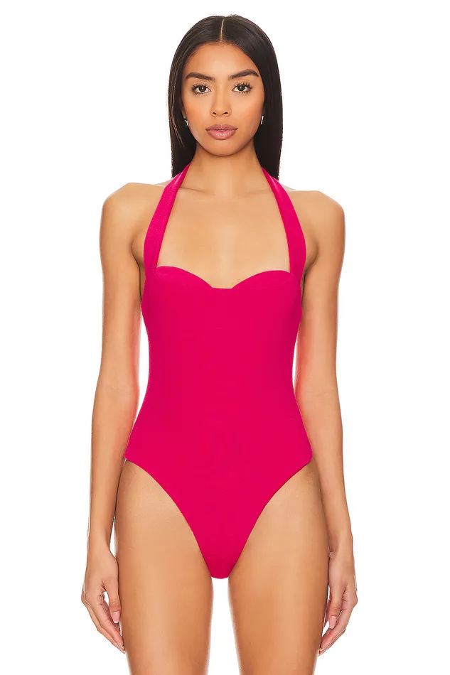 Dominique Bodysuit Dark Pink Women Lovers and Friends Tops Dominique Bodysuit Dark Pink Women Lovers and Friends Tops