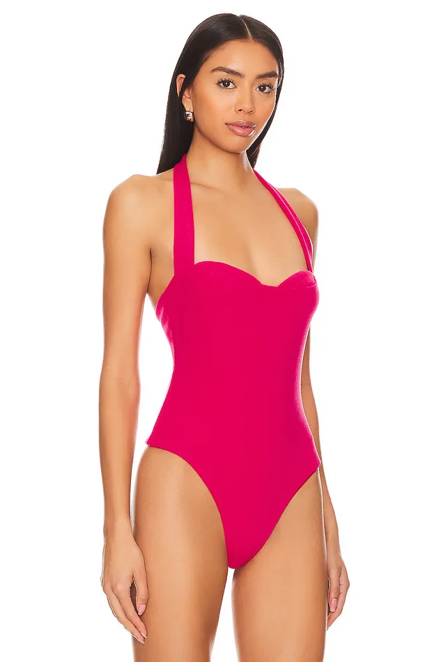 Dominique Bodysuit Dark Pink Women Lovers and Friends Tops Dominique Bodysuit Dark Pink Women Lovers and Friends Tops