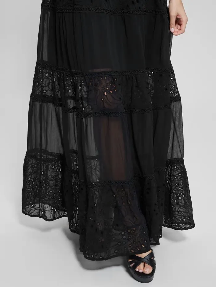 Dresses and Jumpsuits Eco Zena Maxi Dress Black GUESS Women Dresses and Jumpsuits Eco Zena Maxi Dress Black GUESS Women