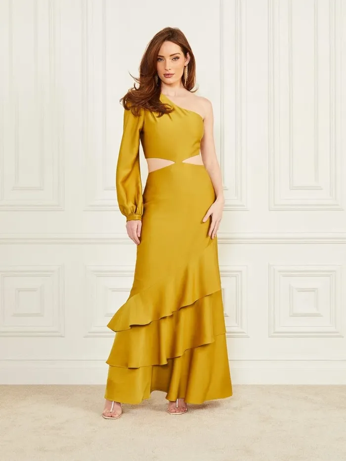 Dresses and Jumpsuits GUESS Women Jaime Cutout Dress Green Envy