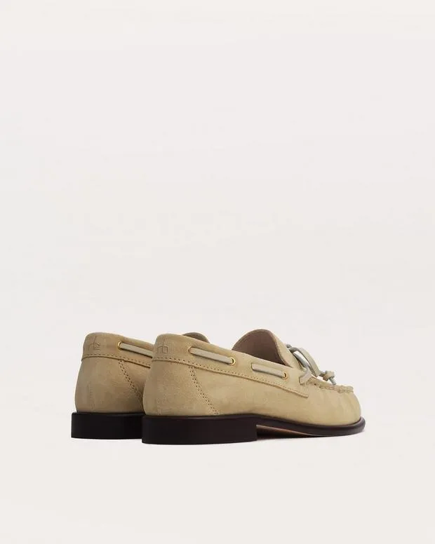 Dresses and Skirts Carter Italian Suede Boat Shoes Macadamia Suede 8211 rag and bone Women