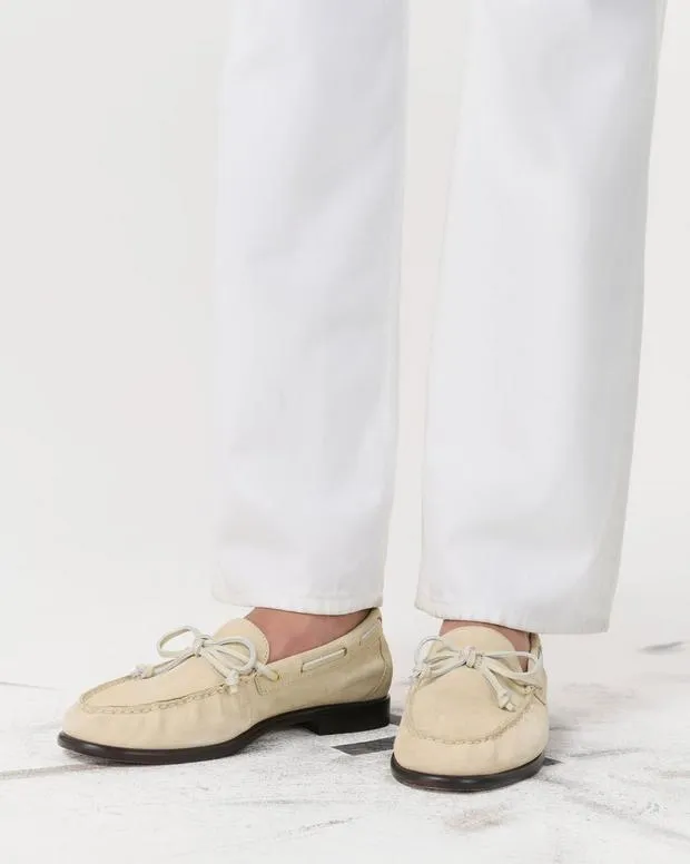 Dresses and Skirts Carter Italian Suede Boat Shoes Macadamia Suede 8211 rag and bone Women