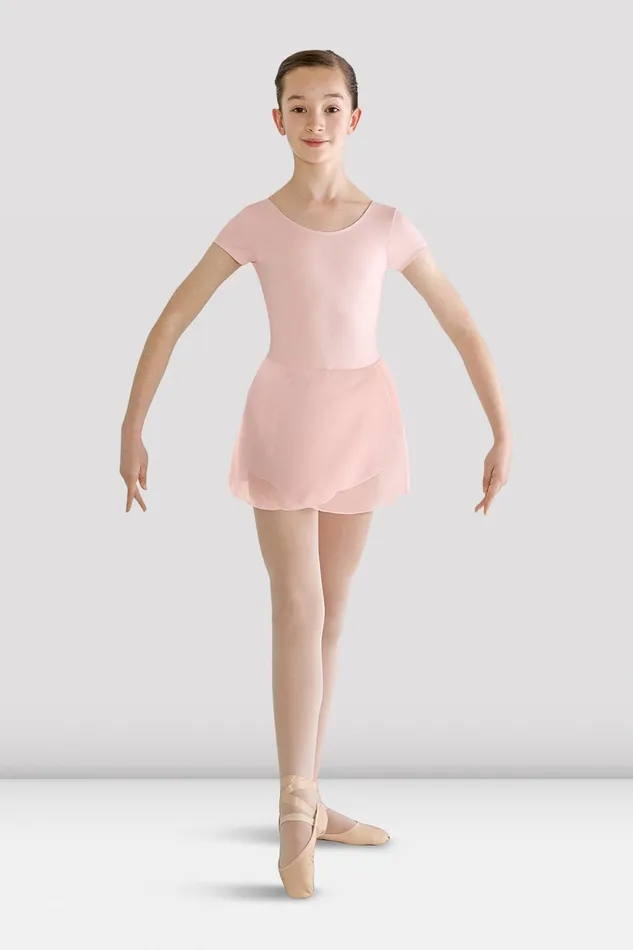 Dresses Girls Prisha Short Sleeve Skirted Leotard Candy Pink 8211 Bloch Children