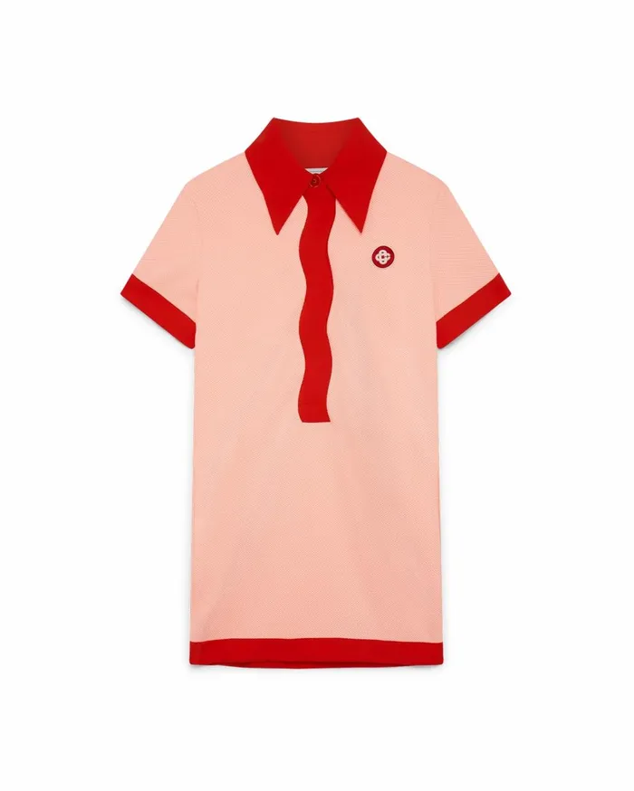 Dresses Women Casablanca Paris Pink Wave Polo Dress