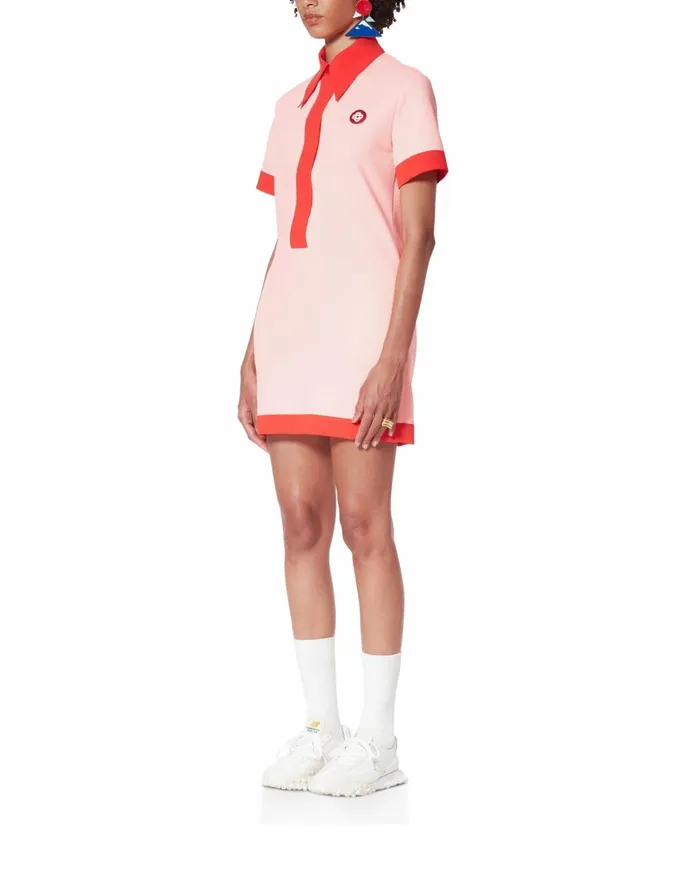 Dresses Women Casablanca Paris Pink Wave Polo Dress