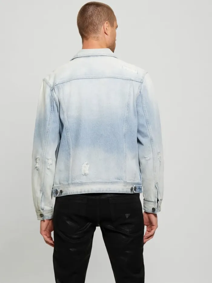 Eco Dillon Jacket Light Wash Jackets and Coats GUESS Men Eco Dillon Jacket Light Wash Jackets and Coats GUESS Men