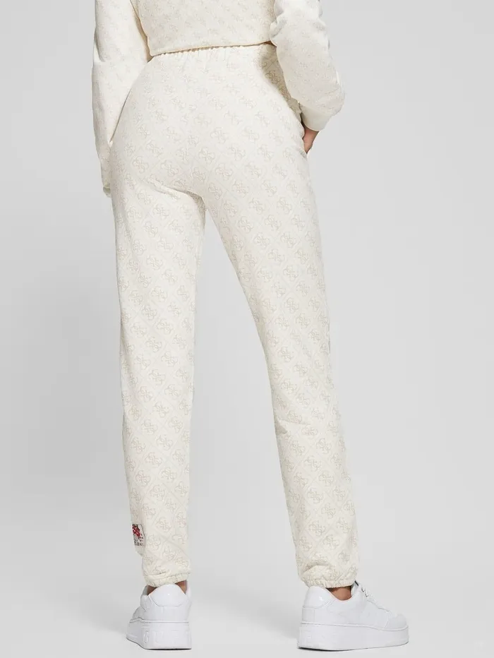 Eco Quattro G Joggers 4g Medium Light Beige Women Bottoms GUESS