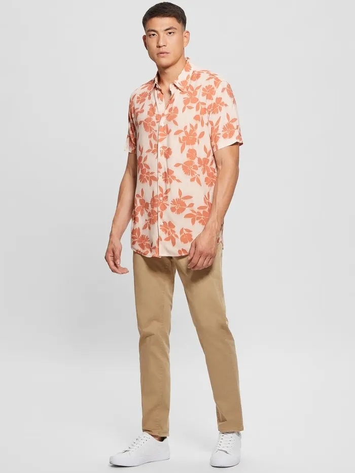 Eco Rayon Shadow Box Shirt Shadowbox Floral Spicy Ma Shirts GUESS Men Eco Rayon Shadow Box Shirt Shadowbox Floral Spicy Ma Shirts GUESS Men