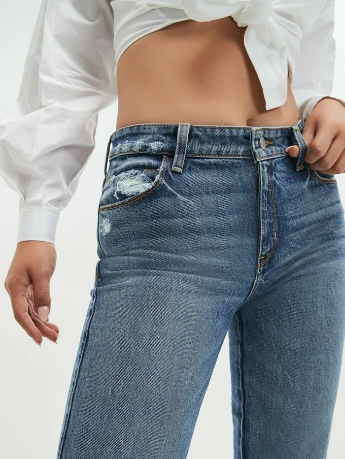 Eco Sexy Straight Jeans Blue Vibrations Jeans and Denim GUESS Women Eco Sexy Straight Jeans Blue Vibrations Jeans and Denim GUESS Women