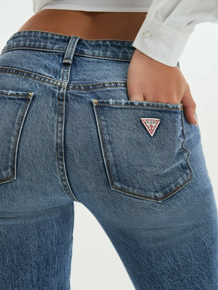 Eco Sexy Straight Jeans Blue Vibrations Jeans and Denim GUESS Women Eco Sexy Straight Jeans Blue Vibrations Jeans and Denim GUESS Women