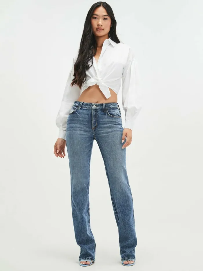 Eco Sexy Straight Jeans Blue Vibrations Jeans and Denim GUESS Women Eco Sexy Straight Jeans Blue Vibrations Jeans and Denim GUESS Women