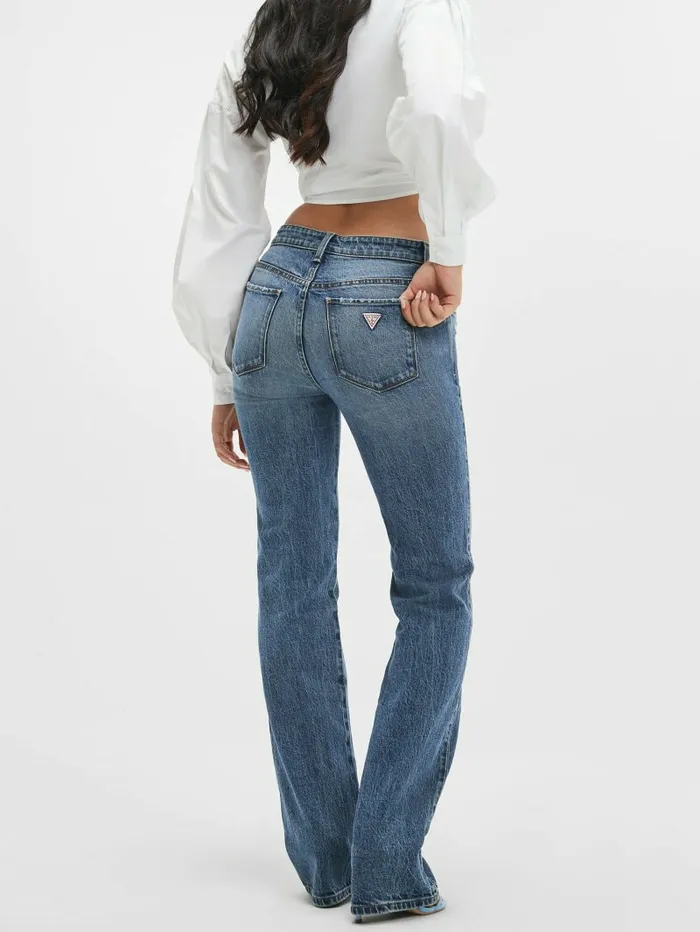 Eco Sexy Straight Jeans Blue Vibrations Jeans and Denim GUESS Women Eco Sexy Straight Jeans Blue Vibrations Jeans and Denim GUESS Women