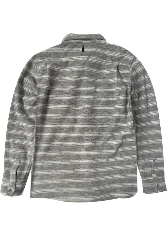EcoZy Ls Polar Flannel Grey Heather Shirts and Flannels Vissla Men EcoZy Ls Polar Flannel Grey Heather Shirts and Flannels Vissla Men