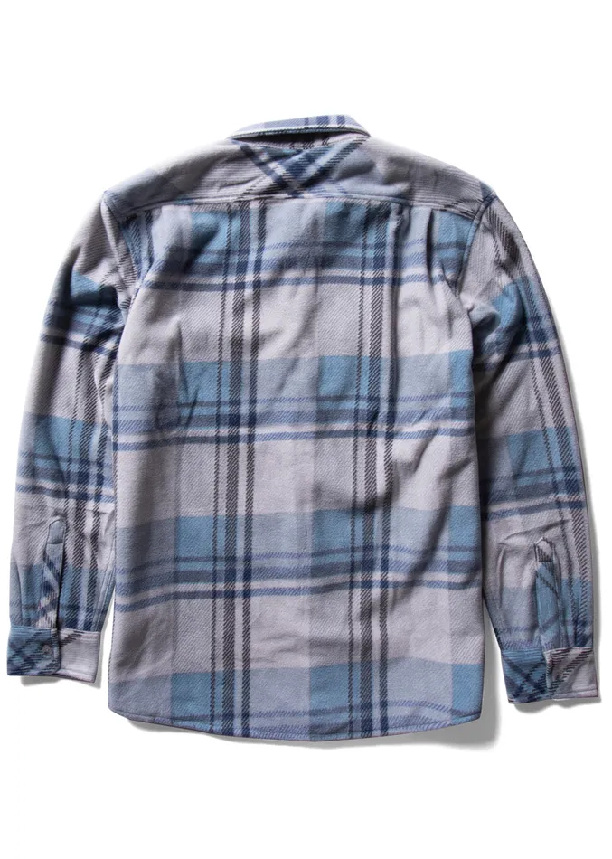 EcoZy Ls Polar Flannel Storm Grey Men Shirts and Flannels Vissla
