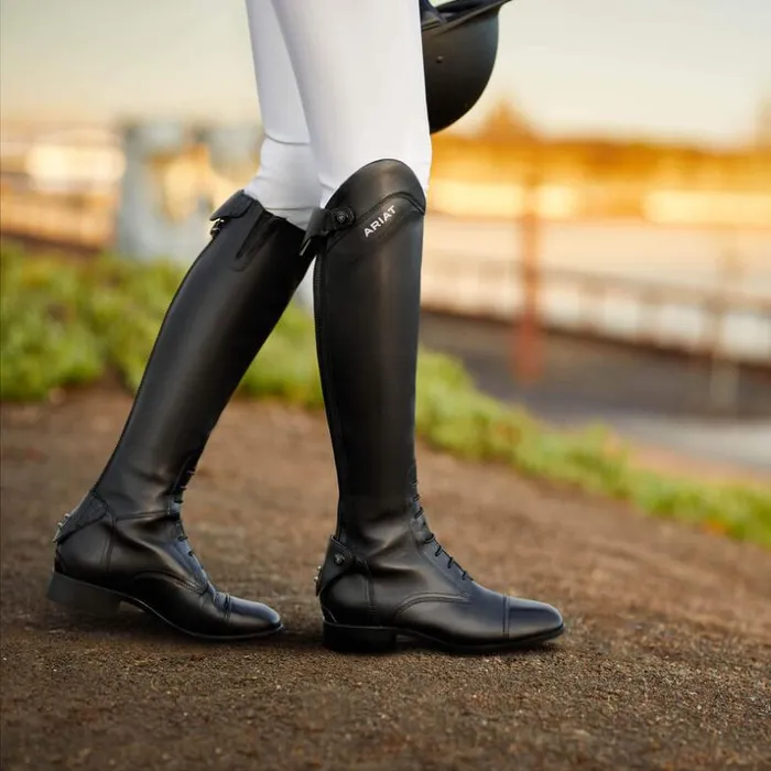 English Riding Boots Women Ariat Palisade Tall Riding Boot Black