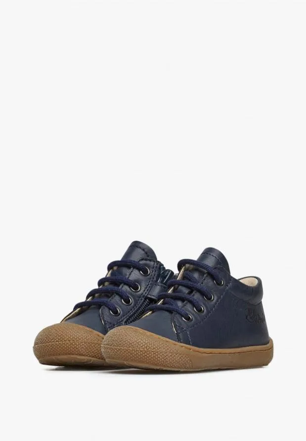 Flat Shoes Kids Naturino NATURINO COCOON ZIP Navy Flat Shoes Kids Naturino NATURINO COCOON ZIP Navy