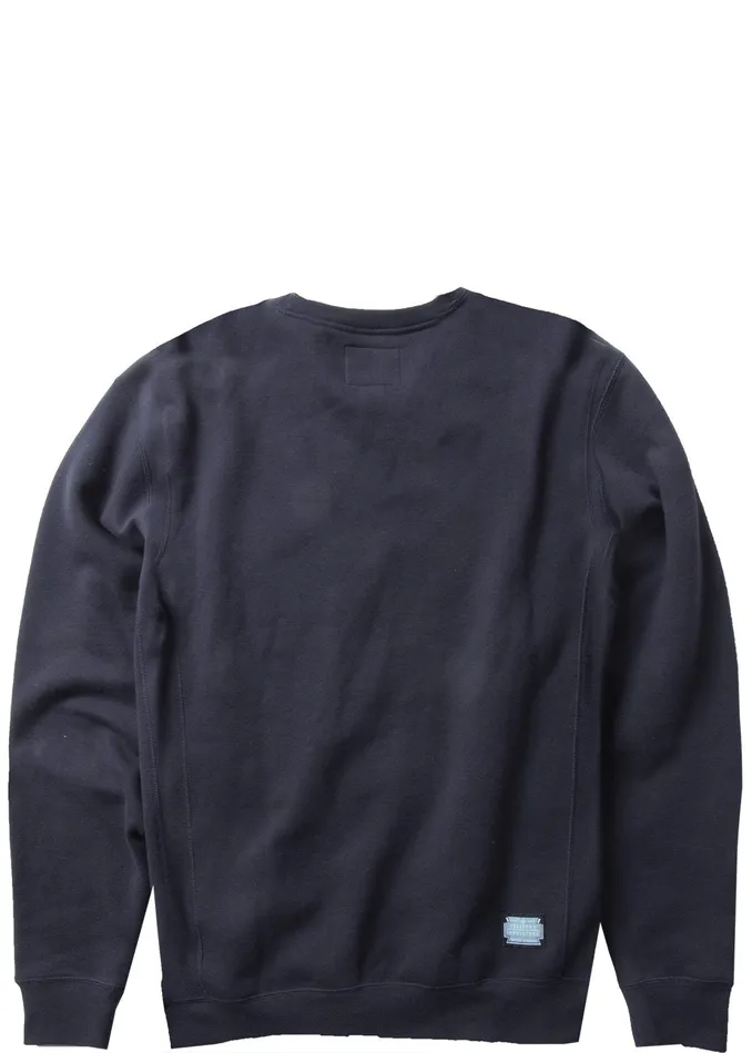 Fleece and Hoodies Creators Eco Pkt Crew Dark Naval Vissla Men Fleece and Hoodies Creators Eco Pkt Crew Dark Naval Vissla Men
