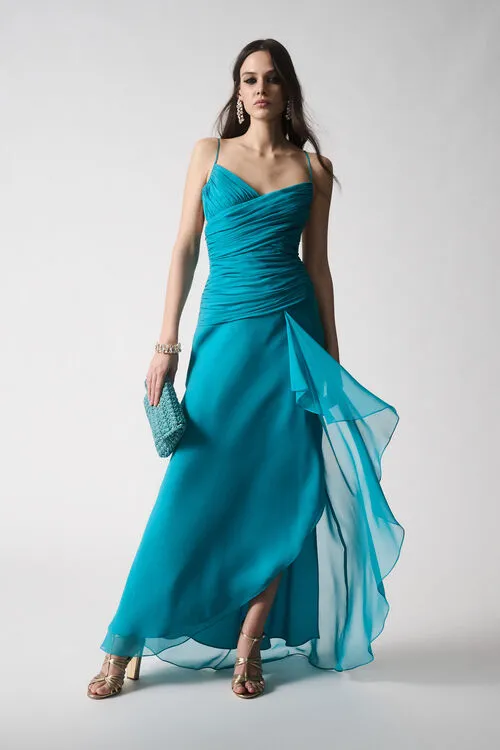 Formal Dresses Women Pincio Pincio Turquoise Luisa Spagnoli Formal Dresses Women Pincio Pincio Turquoise Luisa Spagnoli