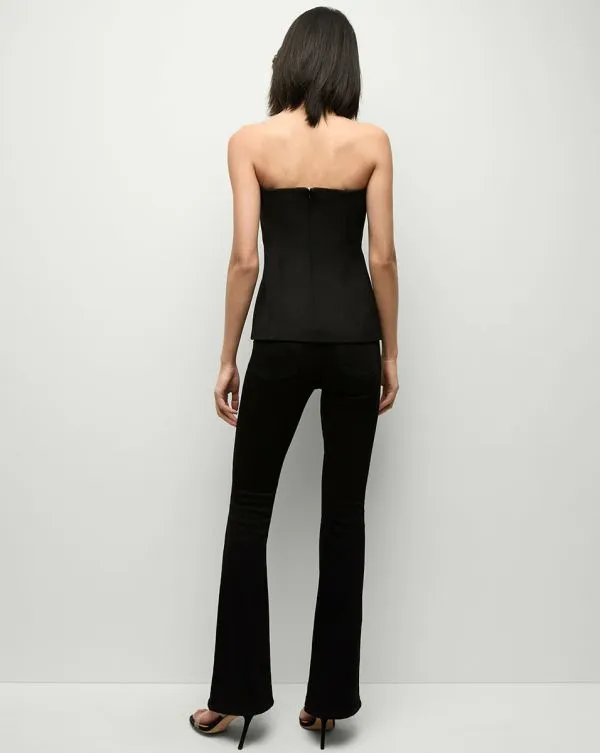 Forman Bustier Top Black Women Veronica Beard Tops