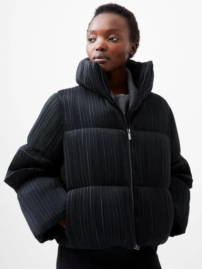 French Connection Coats and Jackets Dinara Crinkle Puffer Jacket Blackout 8211 Woman French Connection Coats and Jackets Dinara Crinkle Puffer Jacket Blackout 8211 Woman