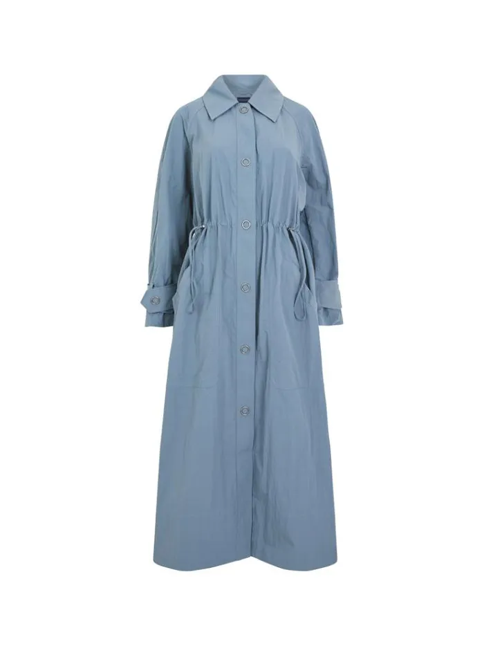 French Connection Coats and Jackets Ilena Trench Coat Stormy Weather 8211 Woman