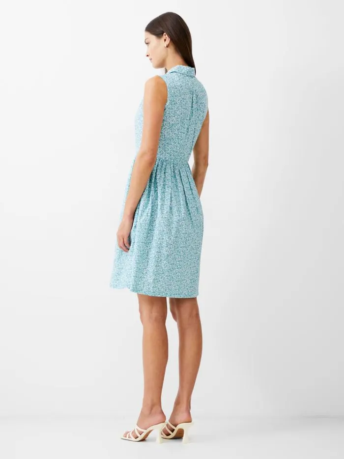 French Connection Dresses Breya Sleeveless Smock Dress Still Water 8211 Woman
