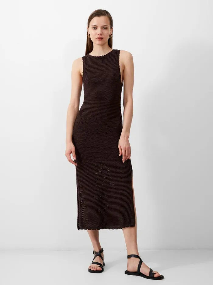 French Connection Dresses Momo Nellis Crochet Dress Chocolate Torte 8211 Woman French Connection Dresses Momo Nellis Crochet Dress Chocolate Torte 8211 Woman
