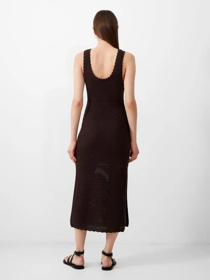 French Connection Dresses Momo Nellis Crochet Dress Chocolate Torte 8211 Woman