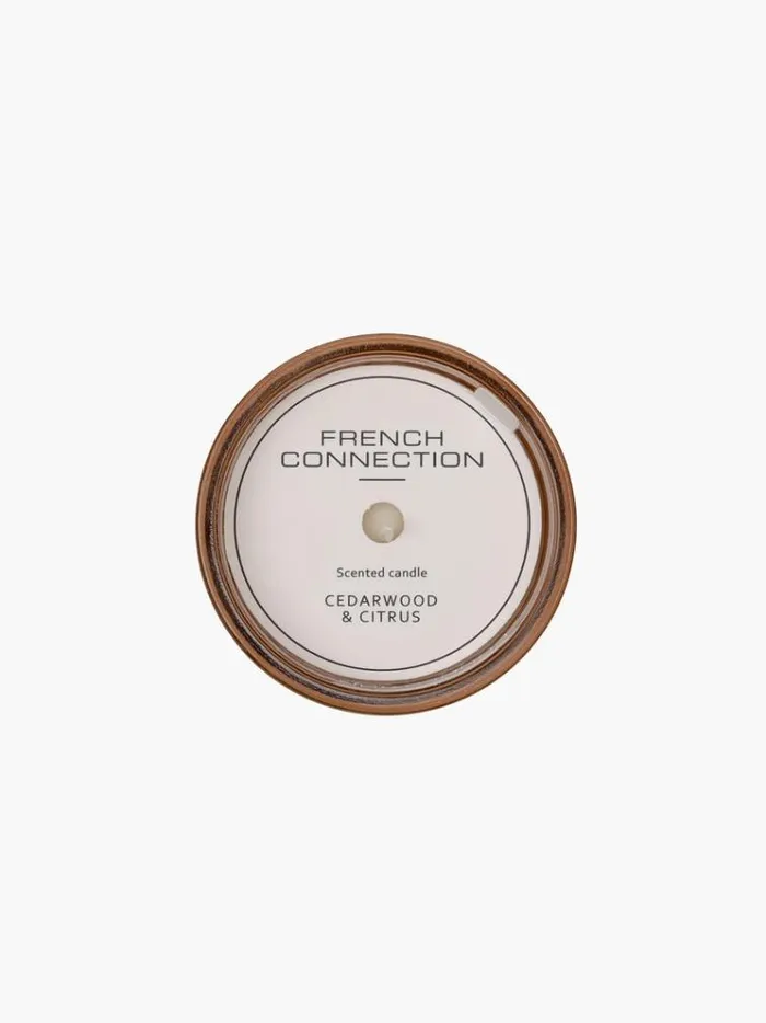 French Connection Home Accessories Cedarwood and Citrus Artisan 200g Candle Cedarwoodcitrus 8211 Home