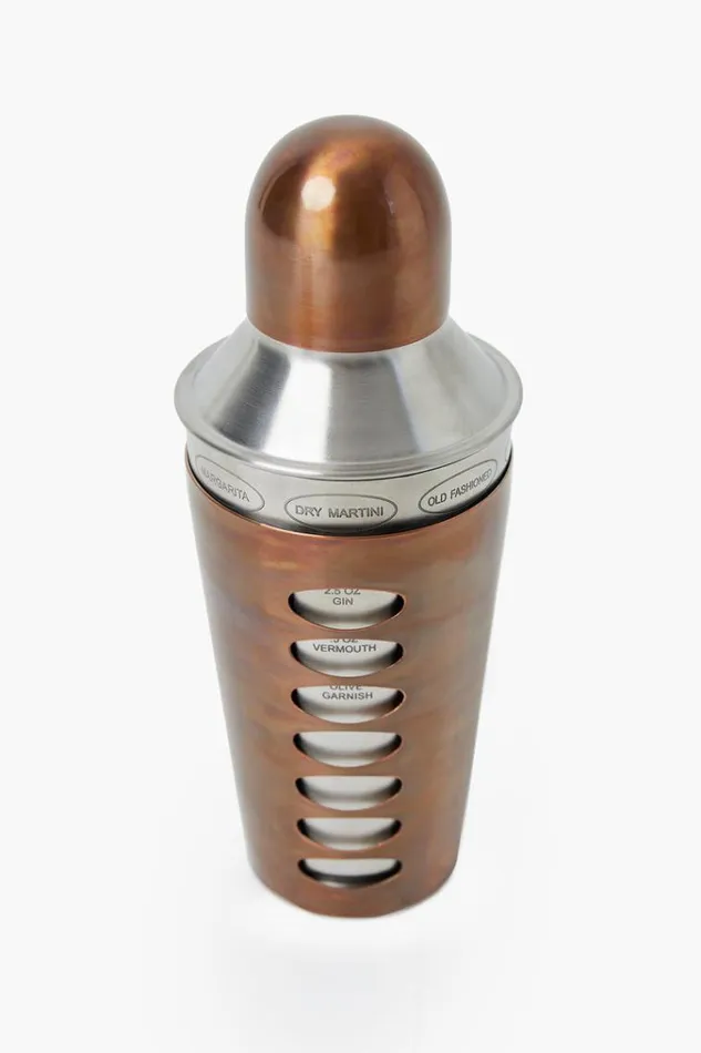 French Connection Home Accessories Deluxe Cocktail Shaker Bronze 8211 Home