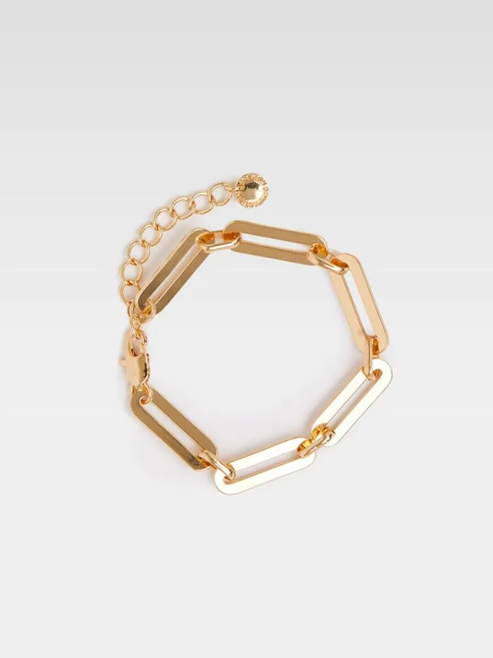 French Connection Jewellery Chain Link Bracelet Gold 8211 Woman