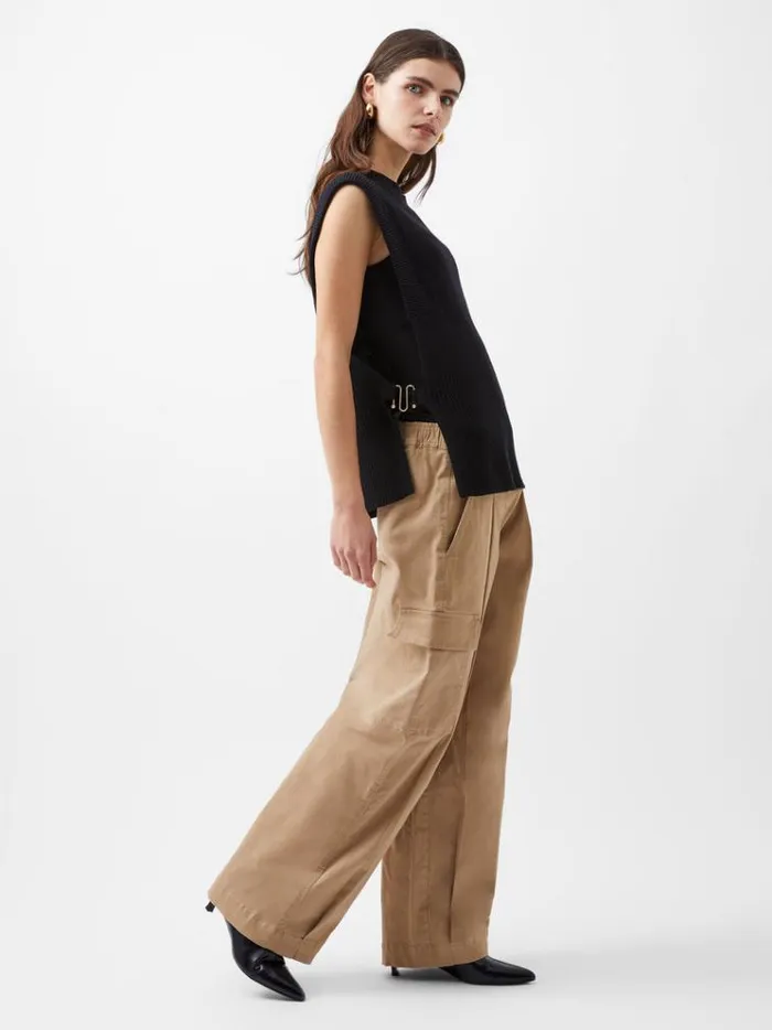 French Connection Jumpers and Cardigans Lottie Hardware Tabard Blackout 8211 Woman