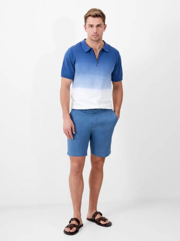 French Connection Shorts Stretch Chino Shorts Steel Blue 8211 Man