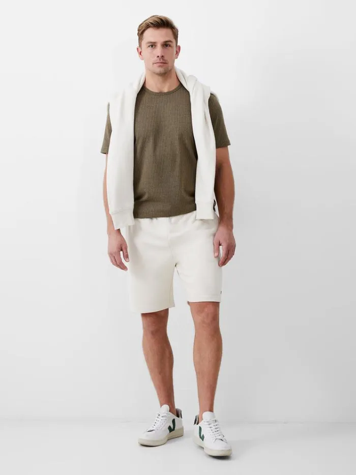 French Connection Shorts Sweat Loopback Shorts Ecru 8211 Man