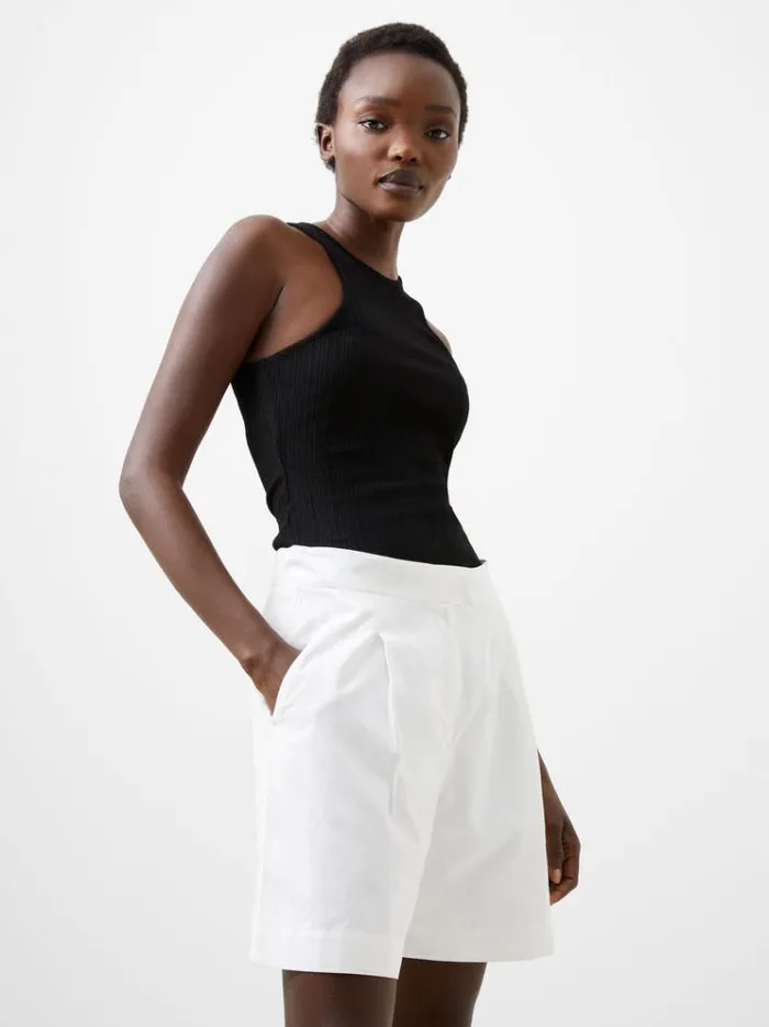 French Connection Skirts and Shorts Alania City Shorts Summer White 8211 Woman