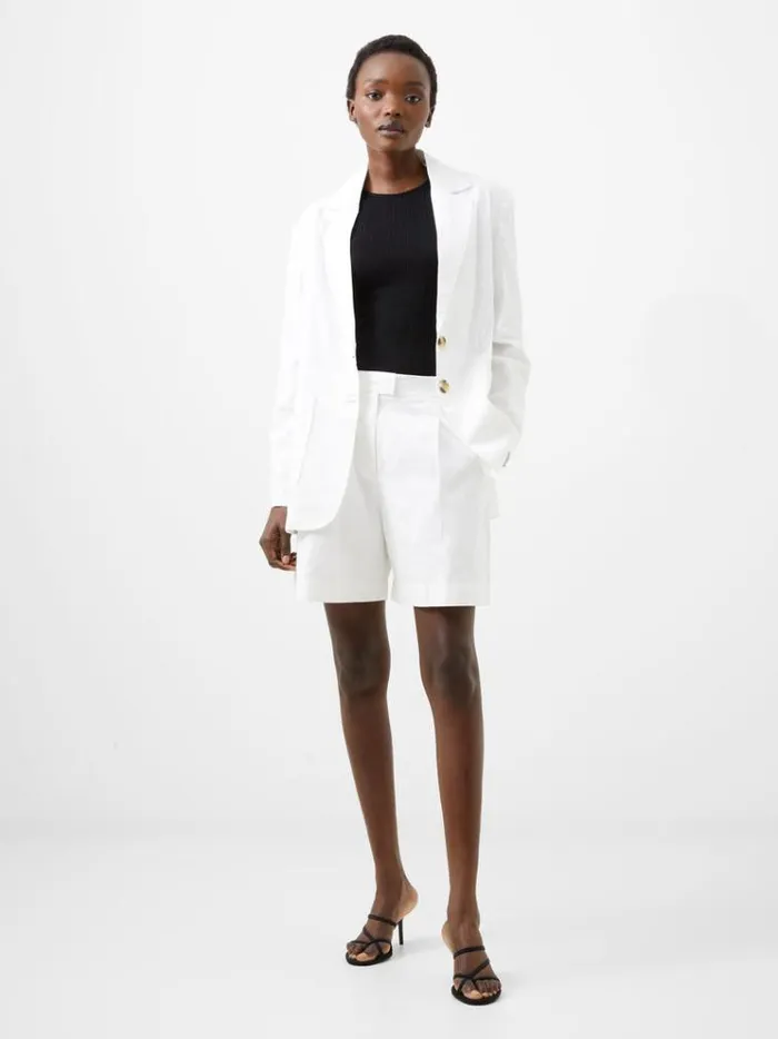 French Connection Skirts and Shorts Alania City Shorts Summer White 8211 Woman