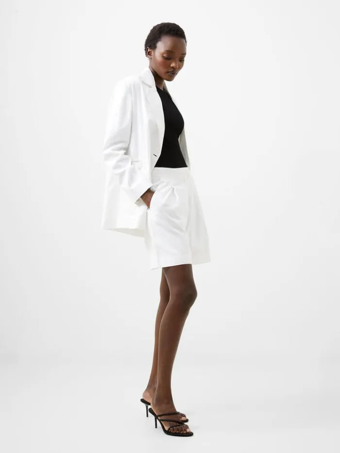 French Connection Skirts and Shorts Alania City Shorts Summer White 8211 Woman