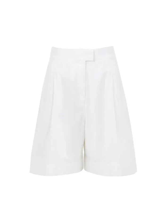 French Connection Skirts and Shorts Alania City Shorts Summer White 8211 Woman