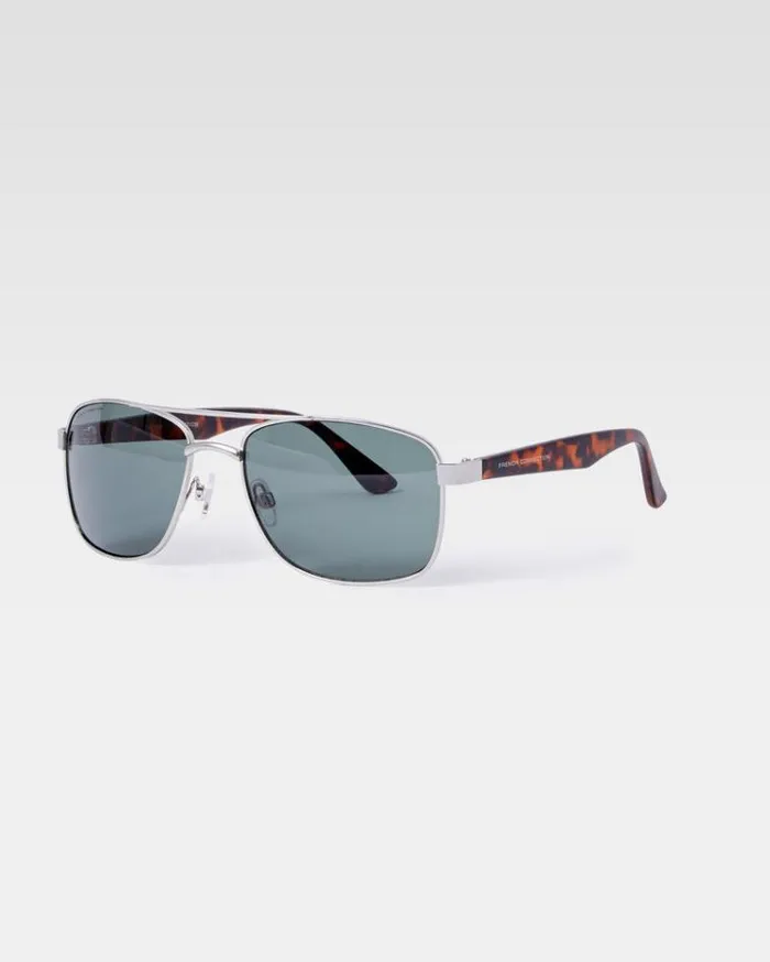 French Connection Sunglasses Metal Navigator Sunglasses Silvermatte Tort 8211 Man