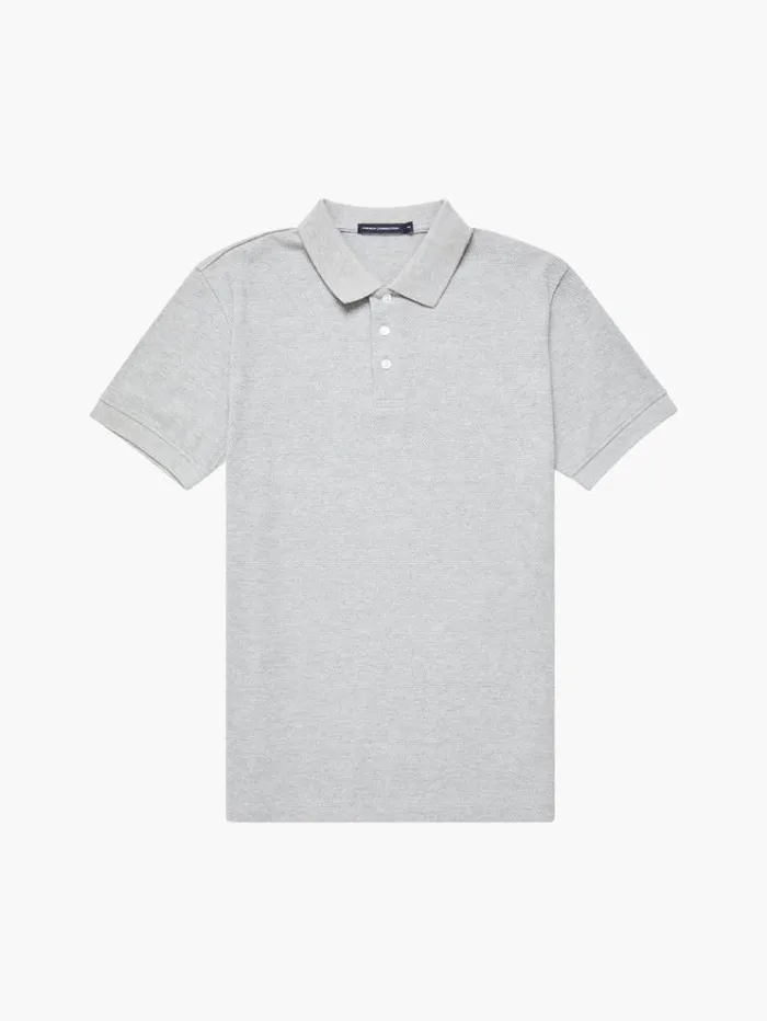 French Connection TShirts and Polo Shirts Popcorn Polo Shirt Light Grey Mel 8211 Man