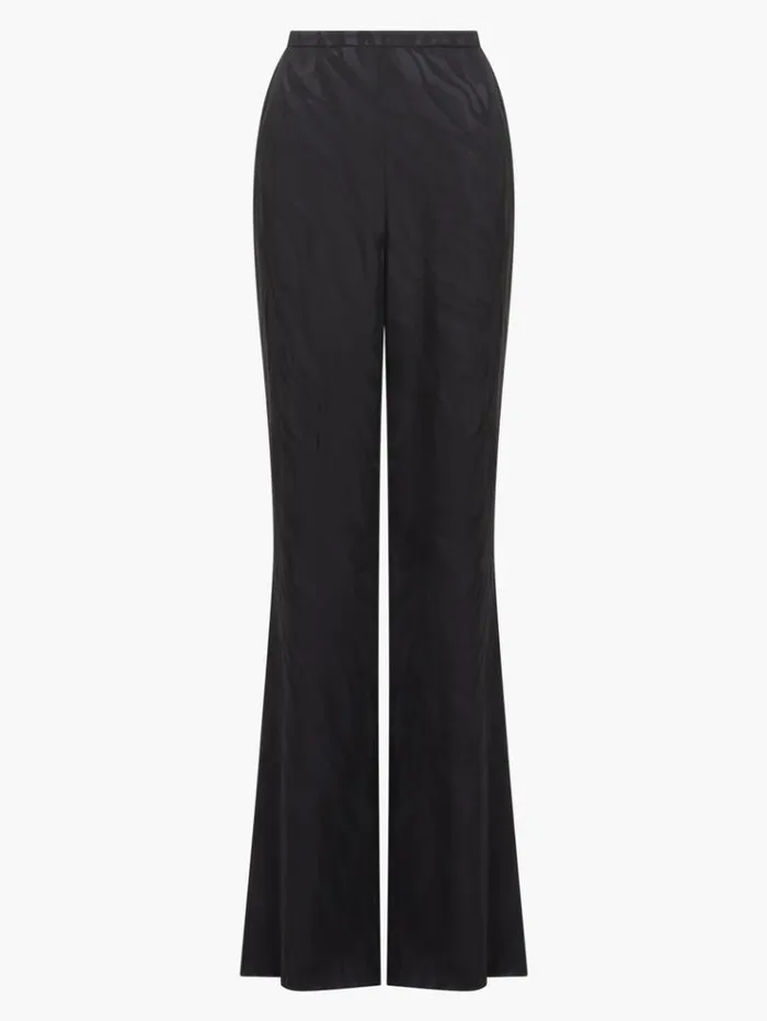 French Connection Trousers Aba Eco Satin Trousers Blackout 8211 Woman