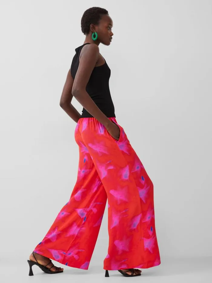 French Connection Trousers Christy Eco Delphine Trousers Raspberry Soraurora 8211 Woman