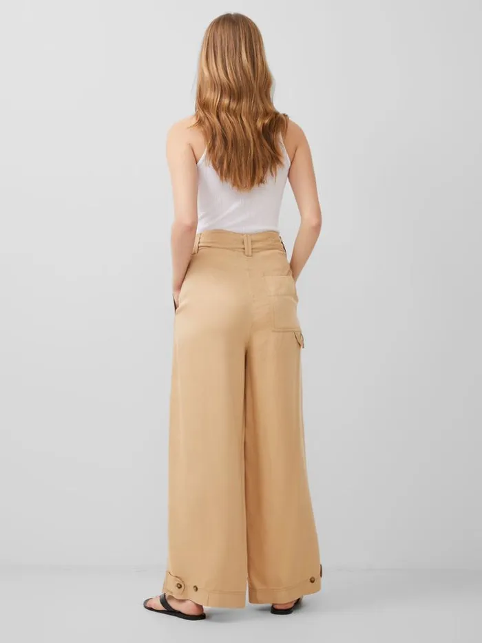 French Connection Trousers Elkie Twill Trousers Biscotti 8211 Woman