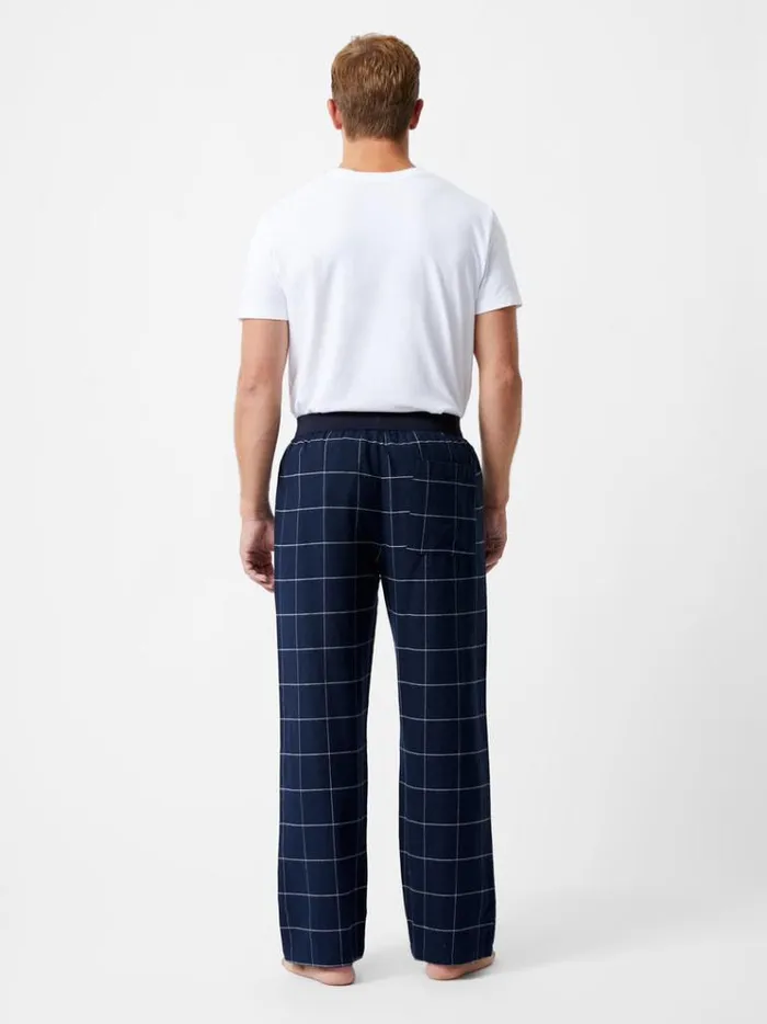 French Connection Trousers French Connection Pj Flannel Pants Marinewhite 8211 Man