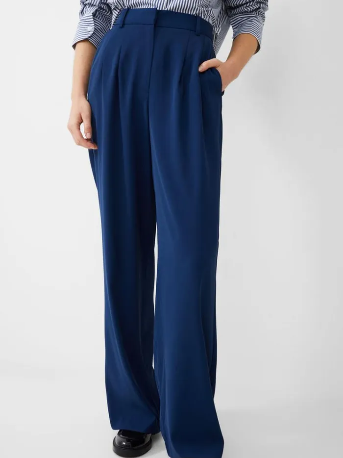 French Connection Trousers Harrie Tailored Trousers Midnight Blue 8211 Woman
