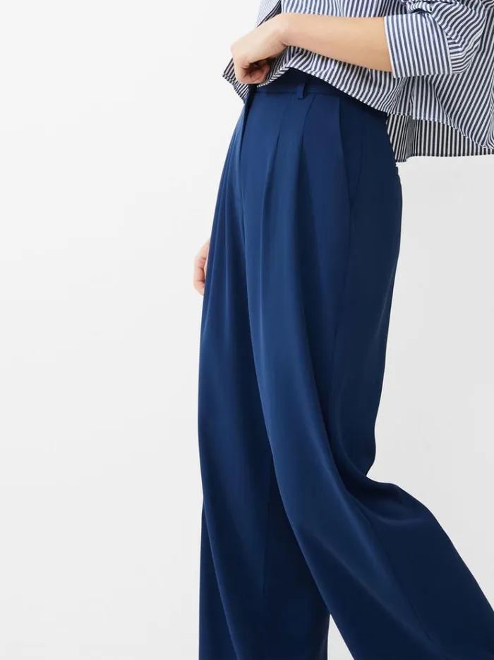 French Connection Trousers Harrie Tailored Trousers Midnight Blue 8211 Woman