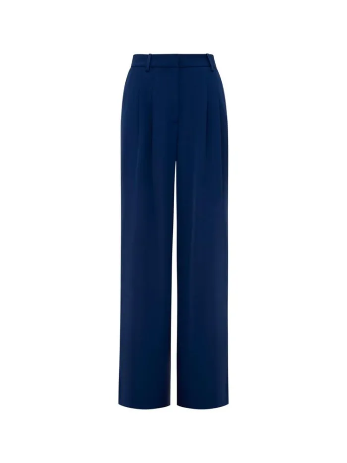 French Connection Trousers Harrie Tailored Trousers Midnight Blue 8211 Woman