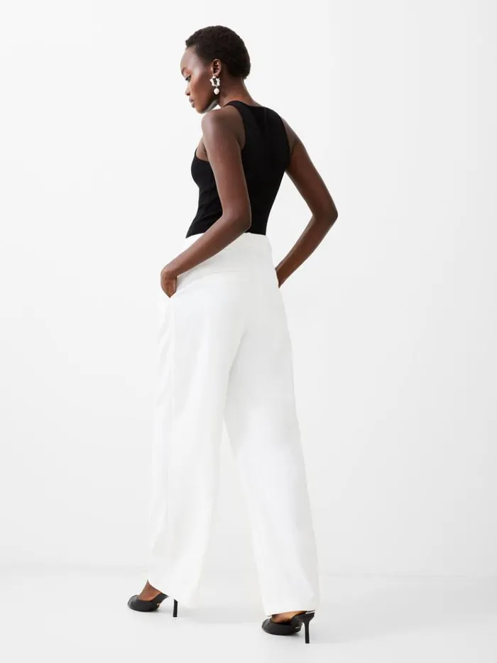 French Connection Trousers Harrie Tailored Trousers Porcelain Cream 8211 Woman