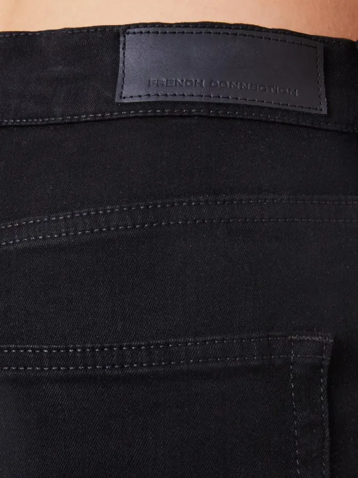 French Connection Trousers Soft Stretch Denim High Rise Skinny Jeans 30 Inch Black 8211 Woman